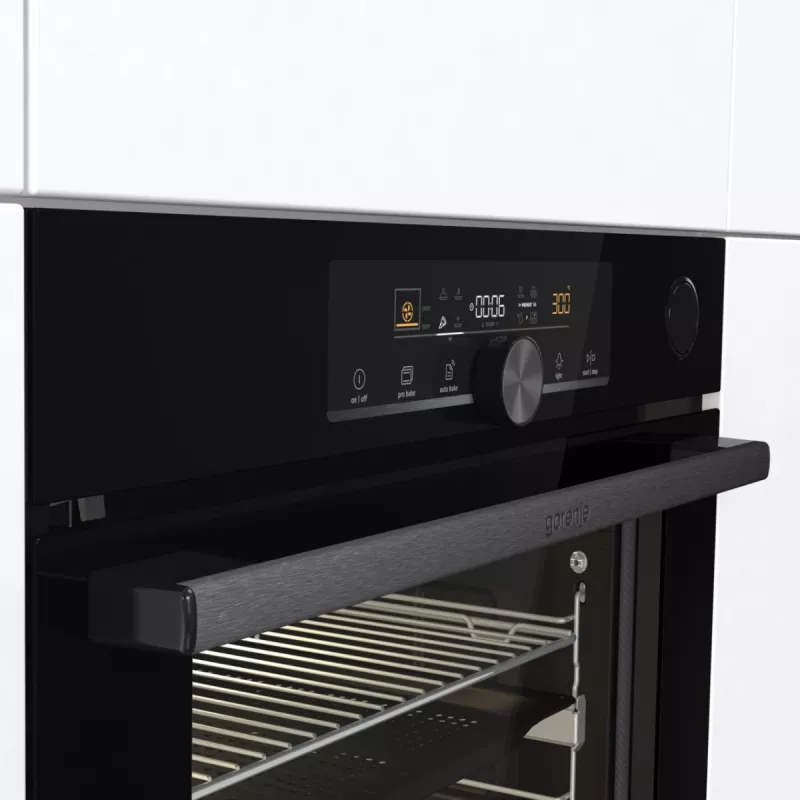Gorenje BPSA 6747 A08BG 77 L juoda orkaitė