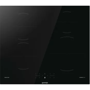 Gorenje GI601FMC juoda įmontuojama 60 cm indukcinė kaitlentė su 4 zonomis