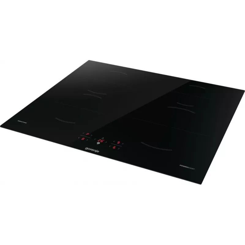 Gorenje GI601FMC juoda įmontuojama 60 cm indukcinė kaitlentė su 4 zonomis