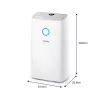 Philips 3000 serijos DE3306/11 drėgmės šalintuvas 4 l 51 dB Baltas, šviesiai pilkas