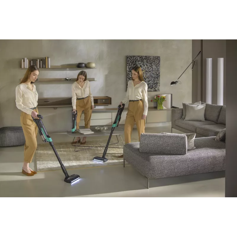 Hoover HF210P 011 2-in-1 belaidis siurblys su lazdele, 165 W, turkio spalvos