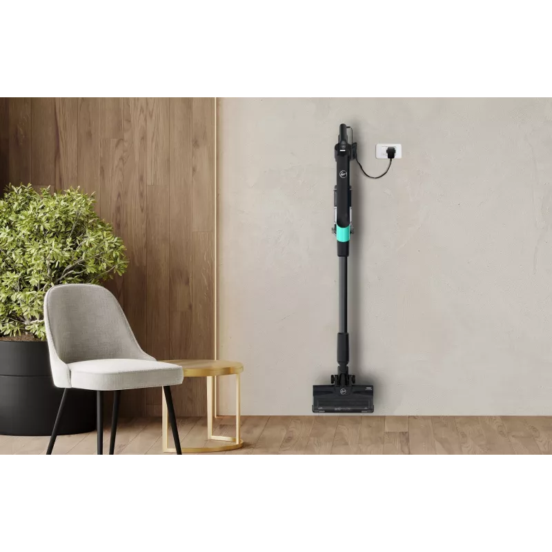 Hoover HF210P 011 2-in-1 belaidis siurblys su lazdele, 165 W, turkio spalvos