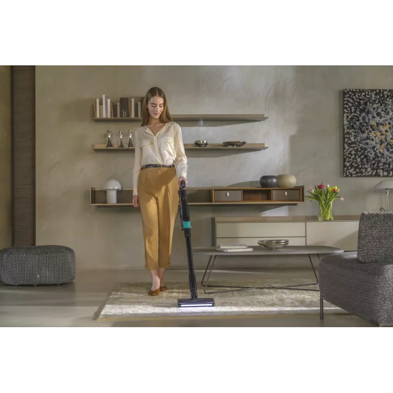 Hoover HF210P 011 2-in-1 belaidis siurblys su lazdele, 165 W, turkio spalvos