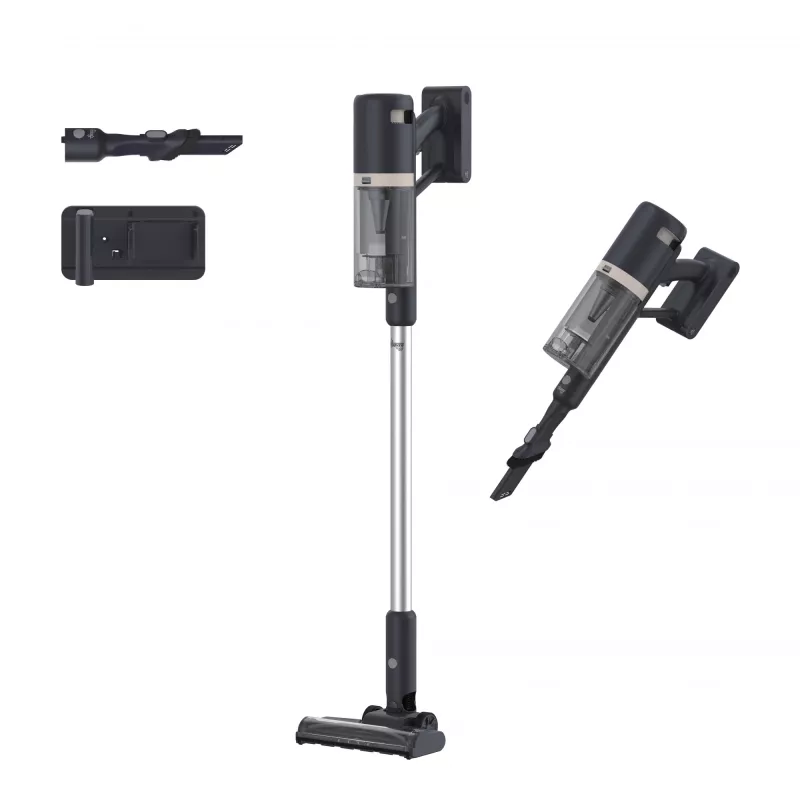 Hoover HFG10H 011 belaidis siurblys su šepečiu, akumuliatorinis, sausas valymas, be maišelio, 0,55 l, 200 W, mėlyna, pilka, 2,6 Ah