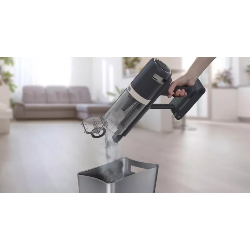 Hoover HFG10H 011 belaidis siurblys su šepečiu, akumuliatorinis, sausas valymas, be maišelio, 0,55 l, 200 W, mėlyna, pilka, 2,6 Ah