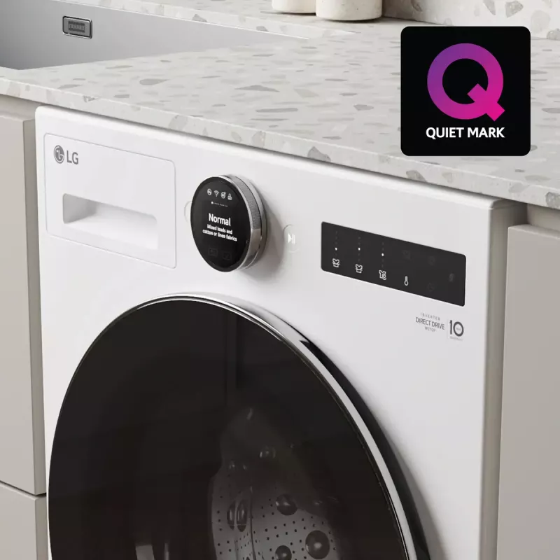 LG F4X7011TWS Skalbimo mašina su priekiniu pakrovimu 11 kg 1400 aps./min. Balta