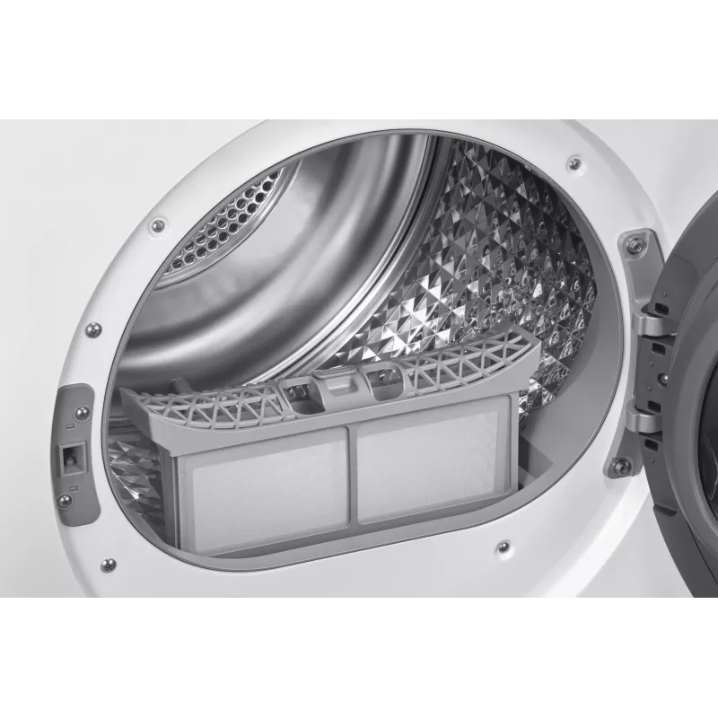Samsung DV90DG52A0AELE džiovinimo mašina Laisvai pastatoma Pakrovimas iš priekio 9 kg Balta