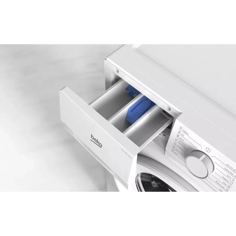 Beko B1WFK2604WEE skalbimo mašina priekinis pakrovimas 6 kg 1000 RPM balta