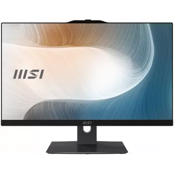 MSI Modern AM242P 1M-1223EU Viskas viename kompiuteris Intel Core 5 120U 60,5 cm (23,8 colio) 1920 x 1080 pikselių 8 GB DDR5-SDRAM 512 GB SSD Windows 11 Pro Wi-Fi 6E (802.11ax) Juoda