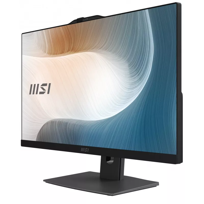 MSI Modern AM242P 1M-1223EU Viskas viename kompiuteris Intel Core 5 120U 60,5 cm (23,8 colio) 1920 x 1080 pikselių 8 GB DDR5-SDRAM 512 GB SSD Windows 11 Pro Wi-Fi 6E (802.11ax) Juoda