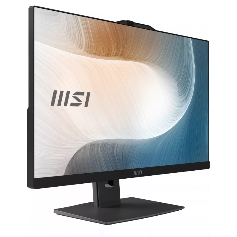 MSI Modern AM242P 1M-1223EU Viskas viename kompiuteris Intel Core 5 120U 60,5 cm (23,8 colio) 1920 x 1080 pikselių 8 GB DDR5-SDRAM 512 GB SSD Windows 11 Pro Wi-Fi 6E (802.11ax) Juoda