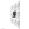 Neomounts LED-VW2500BLACK1 vaizdo sienos laikiklis, 70 kg, 81,3 cm (32 col.), 190,5 cm (75 col.), 200 x 200 mm, 600 x 600 mm, 0-6°