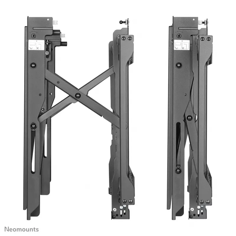 Neomounts LED-VW2500BLACK1 vaizdo sienos laikiklis, 70 kg, 81,3 cm (32 col.), 190,5 cm (75 col.), 200 x 200 mm, 600 x 600 mm, 0-6°