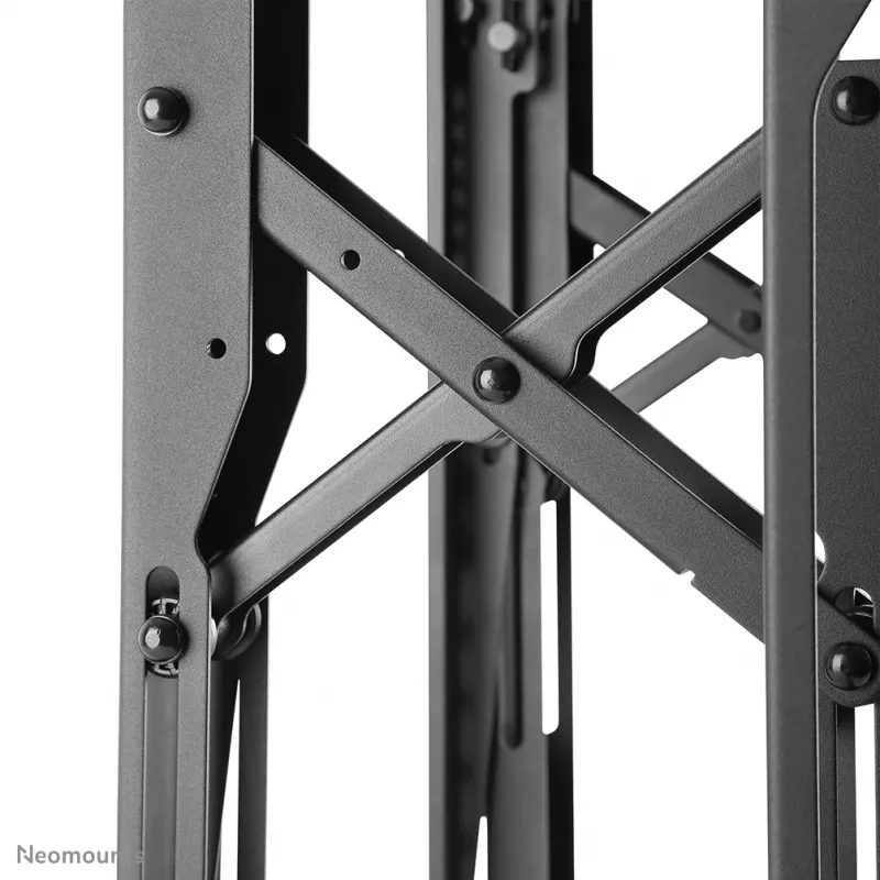 Neomounts LED-VW2500BLACK1 vaizdo sienos laikiklis, 70 kg, 81,3 cm (32 col.), 190,5 cm (75 col.), 200 x 200 mm, 600 x 600 mm, 0-6°