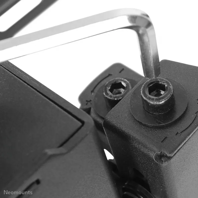 Neomounts LED-VW2500BLACK1 vaizdo sienos laikiklis, 70 kg, 81,3 cm (32 col.), 190,5 cm (75 col.), 200 x 200 mm, 600 x 600 mm, 0-6°