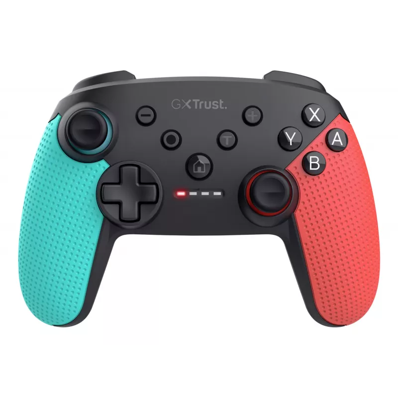 Trust GXT 1246B Muta juodas, mėlynas, raudonas Bluetooth žaidimų pultas, skirtas Nintendo Switch, Nintendo Switch Lite