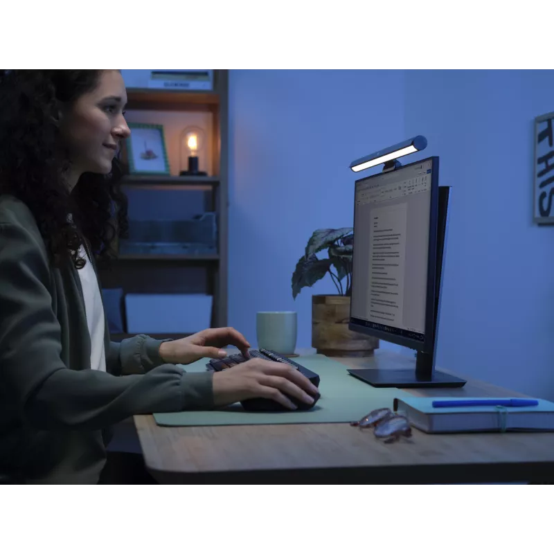 Stalinė lempa Trust Shyne Monitor Light Bar, nekeičiama LED lemputė, USB maitinimas, 70 mm aukštis