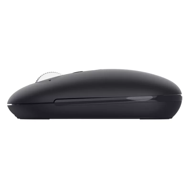 Pelė TRUST Seron Slim Multi – ambidekstrinė biuro pelė, optinė 3200 DPI, RF belaidis + Bluetooth, 7 mygtukai, juoda