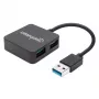 Manhattan USB-A 4 prievadų šakotuvas, 4x USB-A, 5 Gbps (USB 3.2 Gen1), USB maitinamas