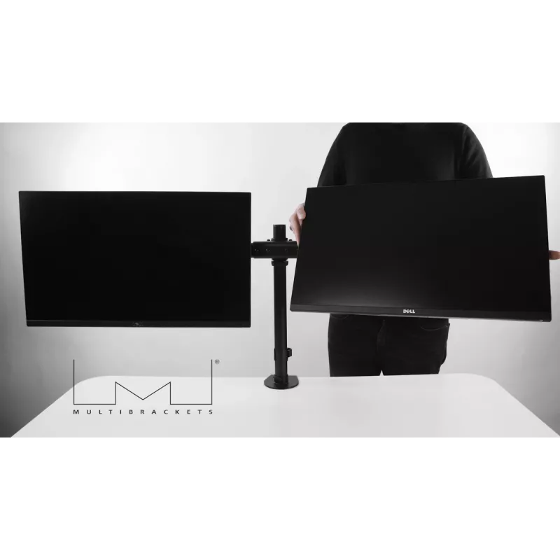Multibrackets M Deskmount Basic Dual – Dvigubas monitoriaus laikiklis stalui