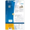 HERMA 9642 QR kodo lipdukai A4 40x40 mm balti matiniai