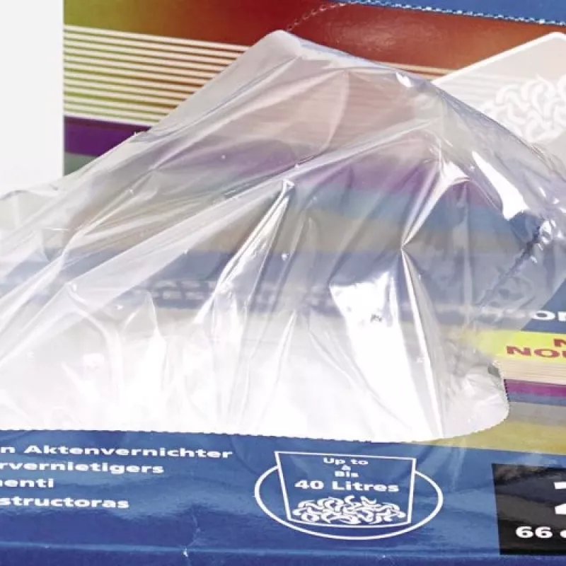 Rexel plastikiniai maišai plačiaįėjiams smulkintuvams 175 l (100 vnt.)