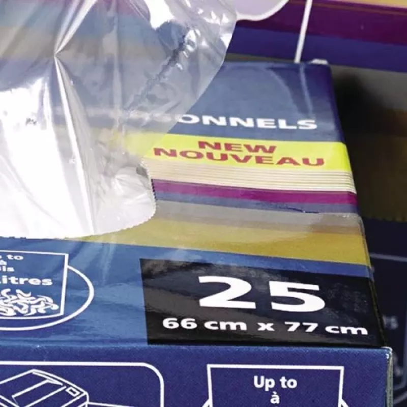 Rexel plastikiniai maišai plačiaįėjiams smulkintuvams 175 l (100 vnt.)
