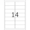HERMA Premium adresų etiketės A4 99,1x38,1 mm 140 vnt.