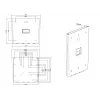 Multibrackets M VESA Wallmount III juodas 75 100 200x100 200x200 30kg