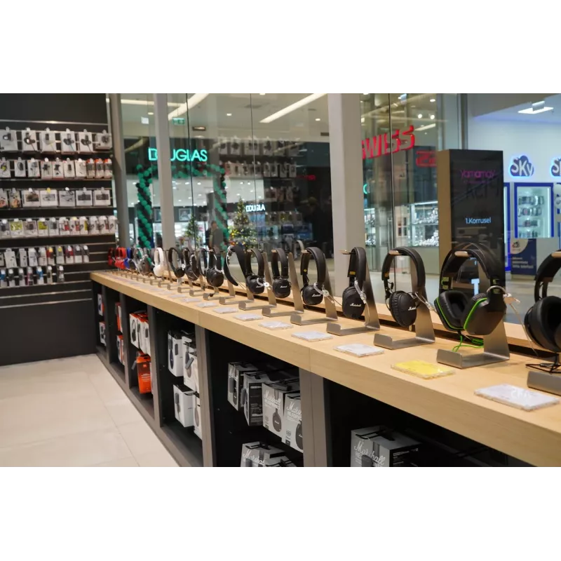 Ausinių laikiklis Multibrackets M Headset Holder stalinis juodas