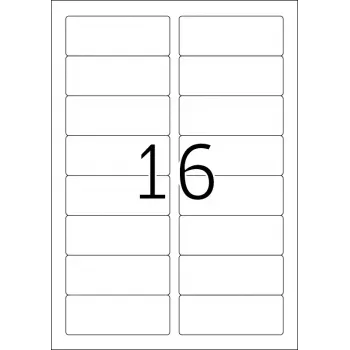 HERMA Premium adresų etiketės A4 88,9x33,8 mm 1600 vnt.