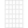 Lipdukai įvairiems tikslams HERMA 19x27 mm balto matinio popieriaus rankiniam užrašymui