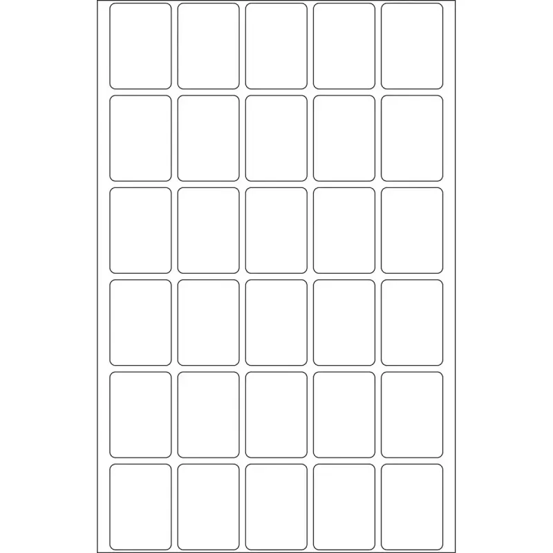 Lipdukai įvairiems tikslams HERMA 19x27 mm balto matinio popieriaus rankiniam užrašymui