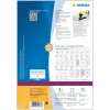 Lipnių etikečių rinkinys HERMA CD etiketės Maxi A4 Ø 116 mm