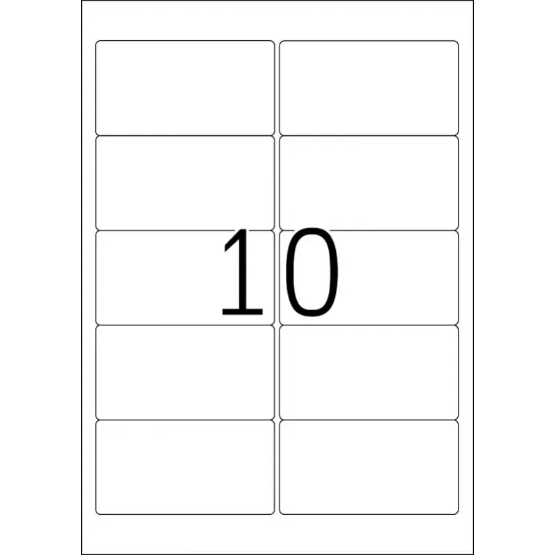 HERMA Premium adresų etiketės A4 96x50,8 mm 1000 vnt.