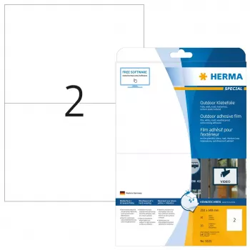 Lipnūs etiketės spausdintuvui HERMA 9535, A4, 210x148 mm, 20 vnt.