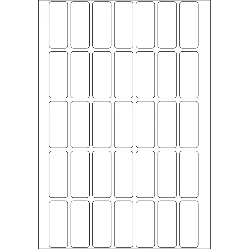 Lipnūs etiketės HERMA 1120 vnt 12x30 mm balta matinė