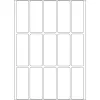 Lipdukai universalūs HERMA 20x50 mm balti matiniai rankiniam rašymui 480 vnt.