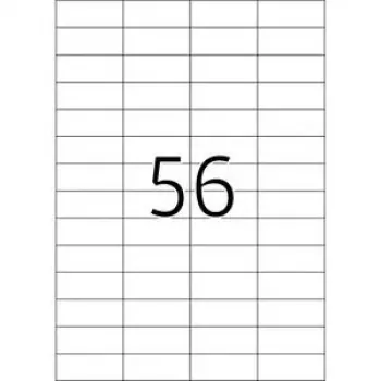 HERMA A4 nuimami lipdukai 52,5x21,2 mm balti 1400 vnt.