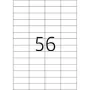 HERMA A4 nuimami lipdukai 52,5x21,2 mm balti 1400 vnt.