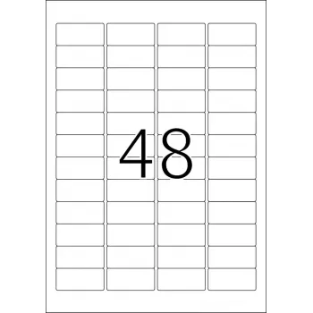 Lipnių etikečių rinkinys HERMA Labels A4 45,7x21,2 mm