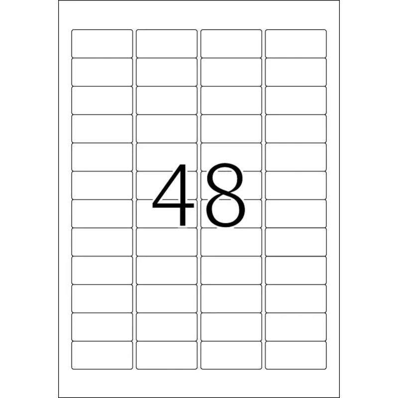 Lipnių etikečių rinkinys HERMA Labels A4 45,7x21,2 mm