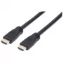 Manhattan HDMI laidas 4K@60Hz su Ethernet - CL3, 8m, tinkamas montavimui sienoje, Vyriškas-Vyriškas, Juodas, Ultra HD 4k x 2k, Visą gyvenimą trunkanti garantija