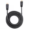 Manhattan HDMI laidas 4K@60Hz su Ethernet - CL3, 8m, tinkamas montavimui sienoje, Vyriškas-Vyriškas, Juodas, Ultra HD 4k x 2k, Visą gyvenimą trunkanti garantija