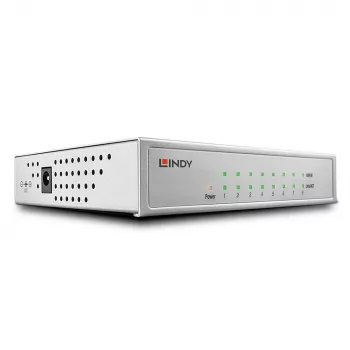 Lindy 8 prievadų Gigabit tinklo jungiklis darbalaukiui