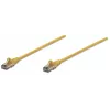 Intellinet 343787 tinklo kabelis, Cat6, UTP, 100 % varis, RJ45, 10 m, geltonas