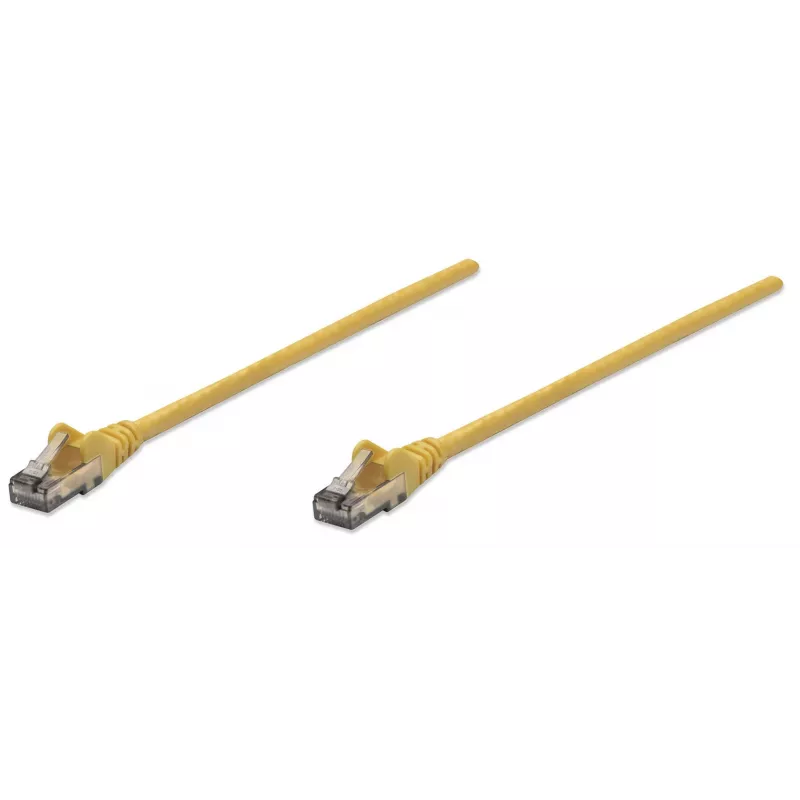 Intellinet 343787 tinklo kabelis, Cat6, UTP, 100 % varis, RJ45, 10 m, geltonas