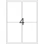 Lipni etiketė spausdintuvui HERMA 9534 A4 lauko plėvelė 99,1x139 mm