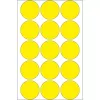 HERMA 2271 apvalios etiketės geltonos Ø 32 mm 480 vnt