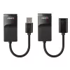 Lindy 60m USB 1.1 Cat.6 Extender Basic – tinklo siųstuvas ir imtuvas, 60 m, 12 Mbit/s, Cat5e, Cat6, juoda, plastikas